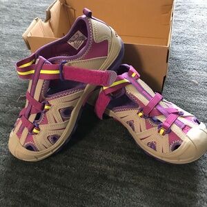 Merrell Girls' Water Sandals - Purple/Pink Multi - Size 4
